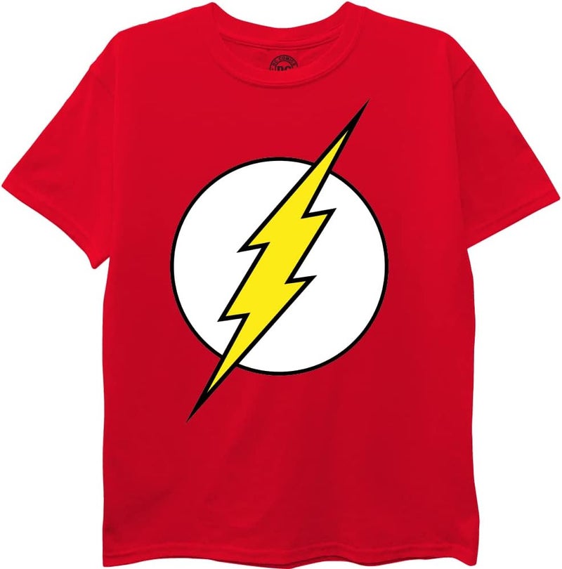 DC Comics Unisex-Child Batman, Superman, The Flash 3 Pack Logo T-Shirt Bundle Set - Image 4